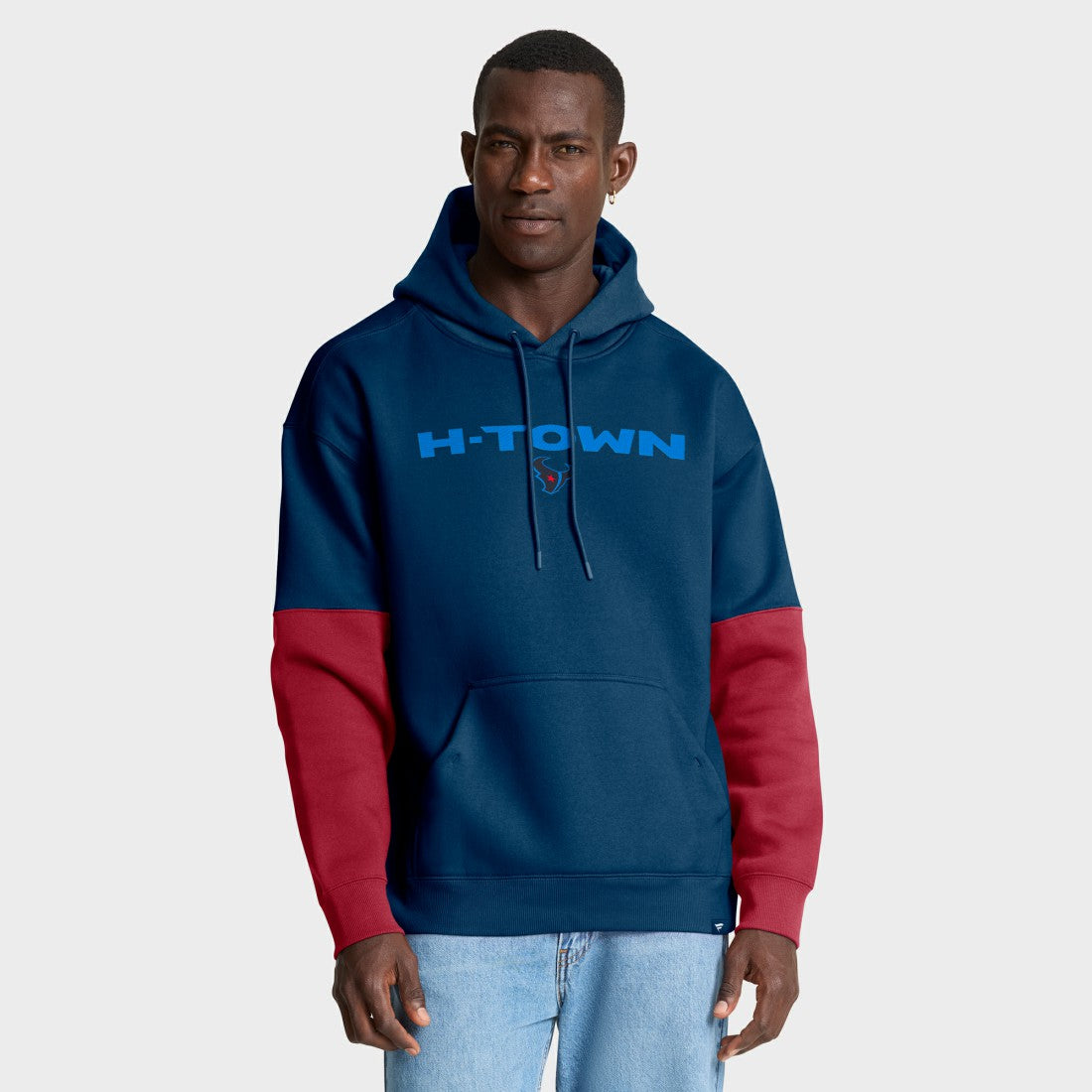 Houston Texans Helmet Alt Pullover Hoodie - Navy Hoodies