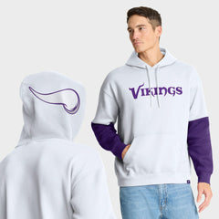Minnesota Vikings Helmet Alt Pullover Hoodie - White Hoodies