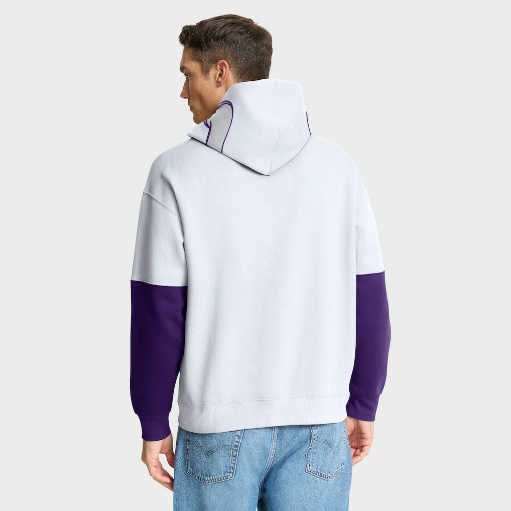 Minnesota Vikings Helmet Alt Pullover Hoodie - White Hoodies