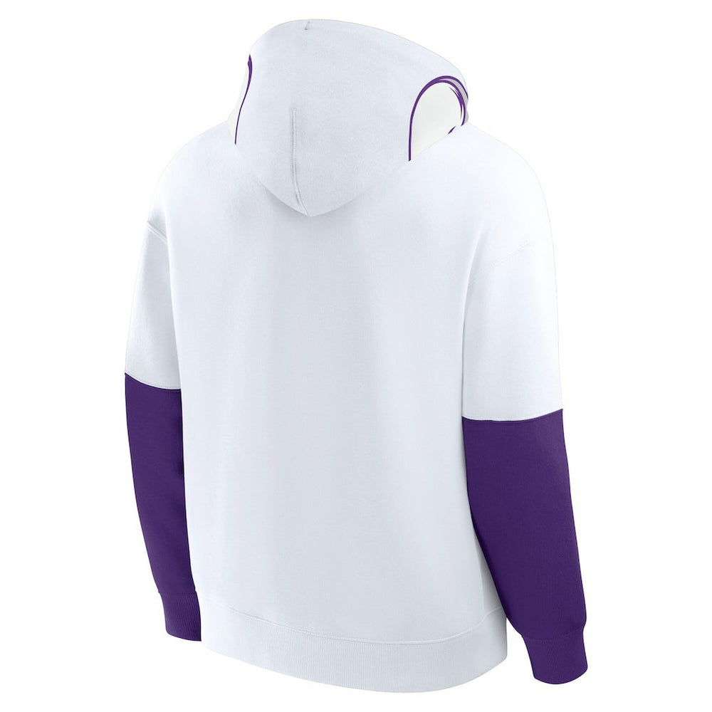 Minnesota Vikings Helmet Alt Pullover Hoodie - White Hoodies