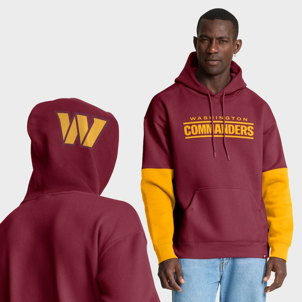 Washington Commanders Helmet Pullover Hoodie - Burgundy Hoodies