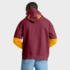 Washington Commanders Helmet Pullover Hoodie - Burgundy Hoodies