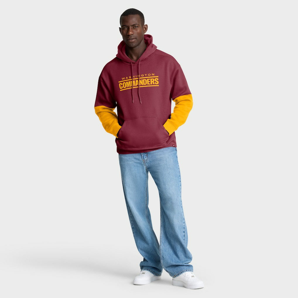 Washington Commanders Helmet Pullover Hoodie - Burgundy Hoodies