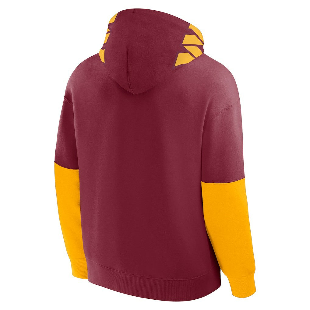 Washington Commanders Helmet Pullover Hoodie - Burgundy Hoodies