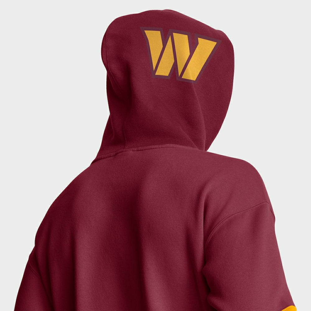 Washington Commanders Helmet Pullover Hoodie - Burgundy Hoodies