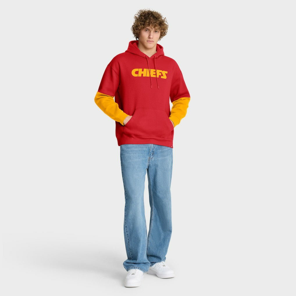 Kansas City Chiefs Helmet Pullover Hoodie - Red Hoodies