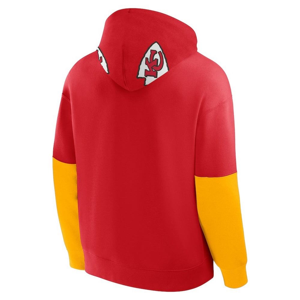 Kansas City Chiefs Helmet Pullover Hoodie - Red Hoodies