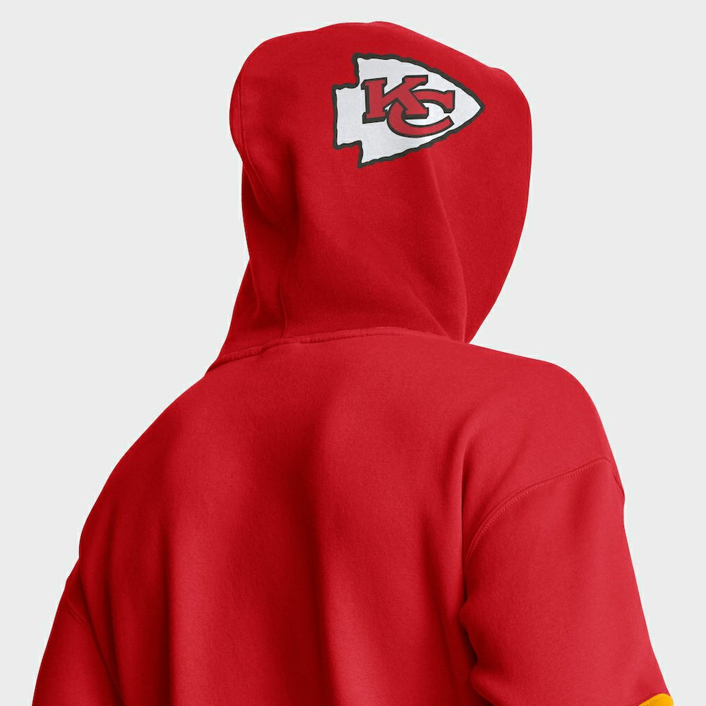 Kansas City Chiefs Helmet Pullover Hoodie - Red Hoodies