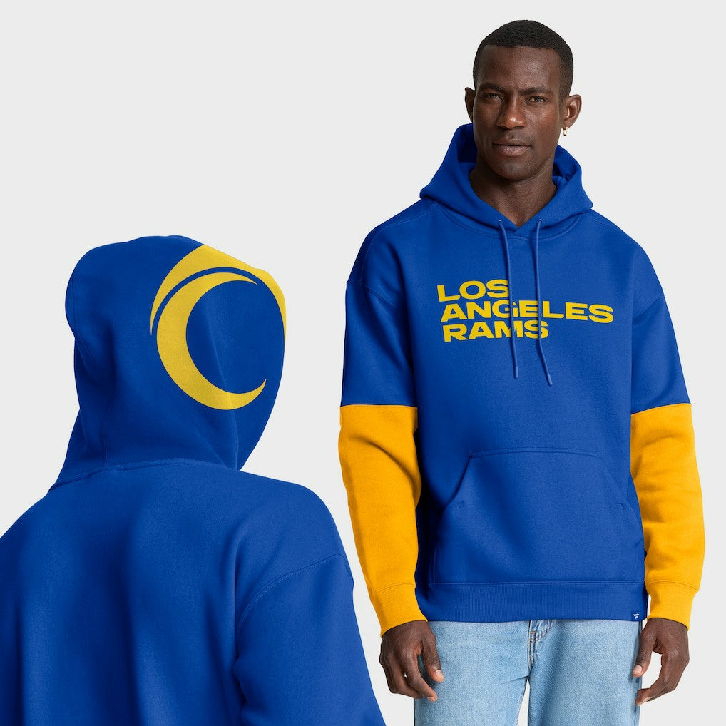 Los Angeles Rams Helmet Pullover Hoodie - Royal Hoodies