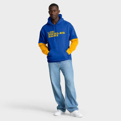 Los Angeles Rams Helmet Pullover Hoodie - Royal Hoodies