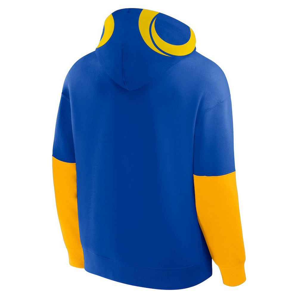 Los Angeles Rams Helmet Pullover Hoodie - Royal Hoodies