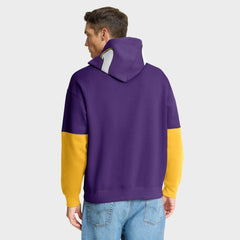 Minnesota Vikings Helmet Pullover Hoodie - Purple Hoodies