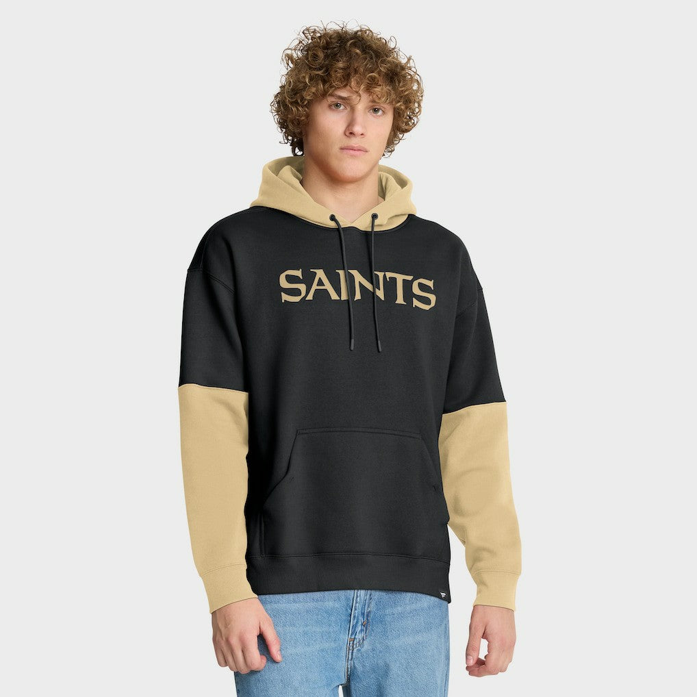 New Orleans Saints Helmet Pullover Hoodie - Black Hoodies