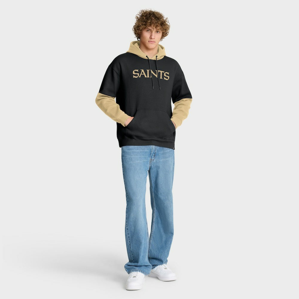 New Orleans Saints Helmet Pullover Hoodie - Black Hoodies