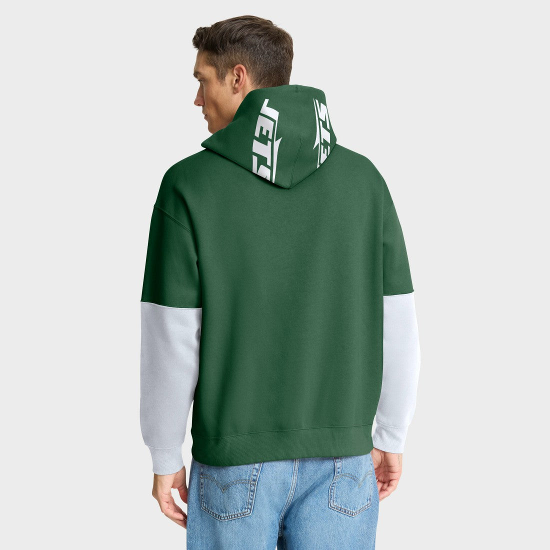 New York Jets Helmet Pullover Hoodie - Green Hoodies
