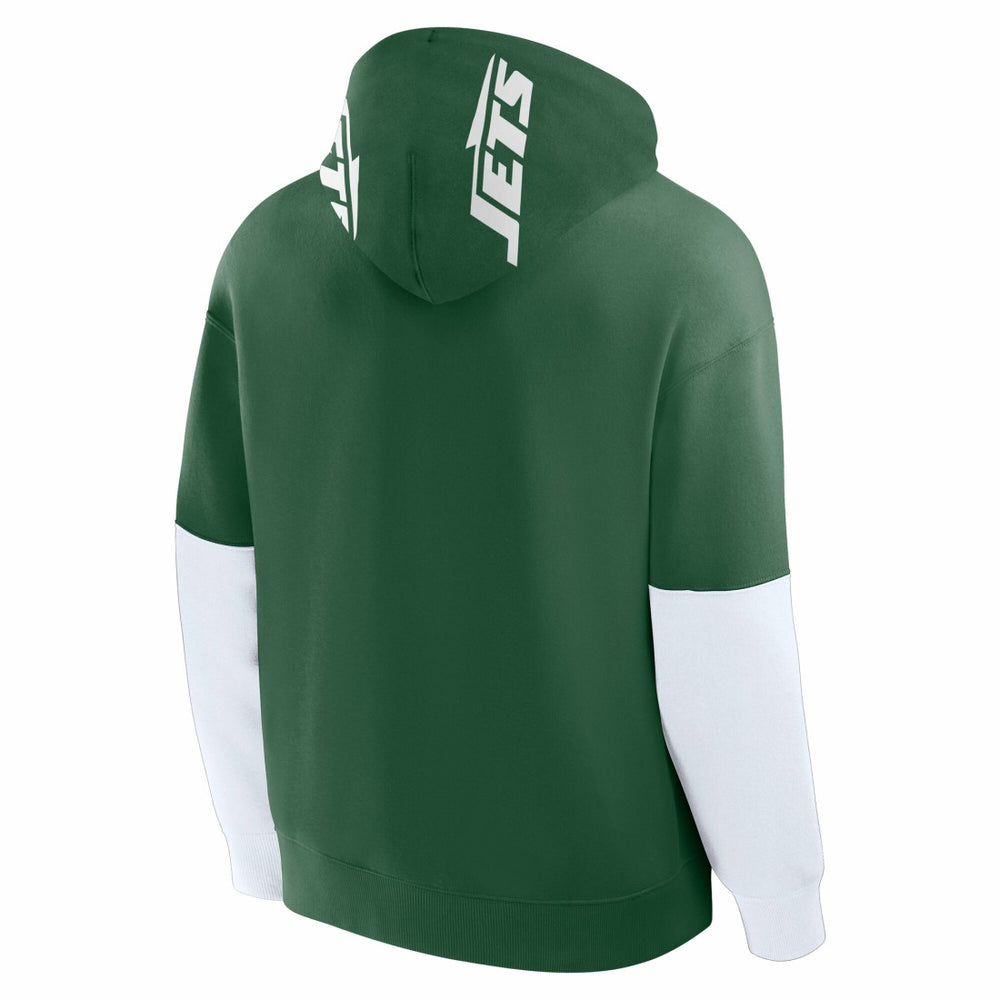 New York Jets Helmet Pullover Hoodie - Green Hoodies