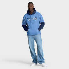 Tennessee Titans Helmet Pullover Hoodie - Light Blue Hoodies