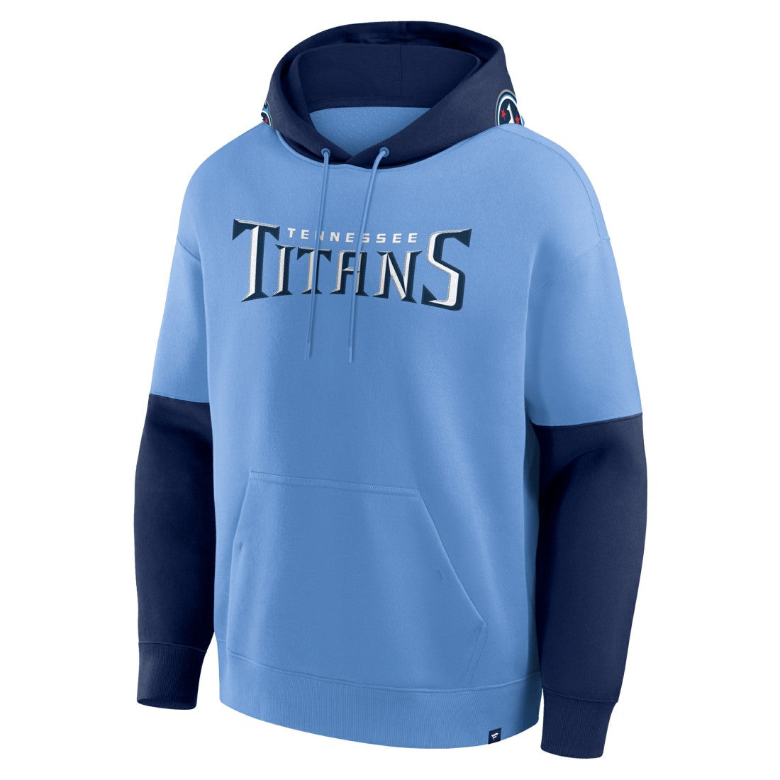 Tennessee Titans Helmet Pullover Hoodie - Light Blue Hoodies