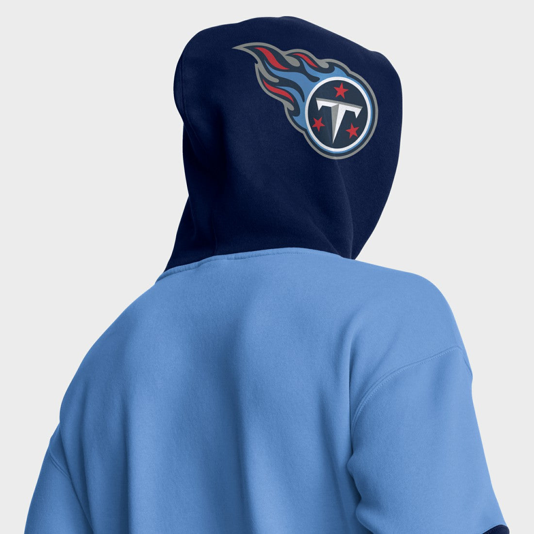 Tennessee Titans Helmet Pullover Hoodie - Light Blue Hoodies