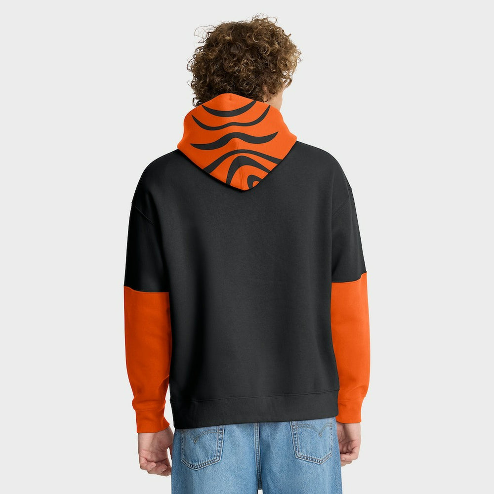 Cincinnati Bengals Helmet Pullover Hoodie - Black Hoodies