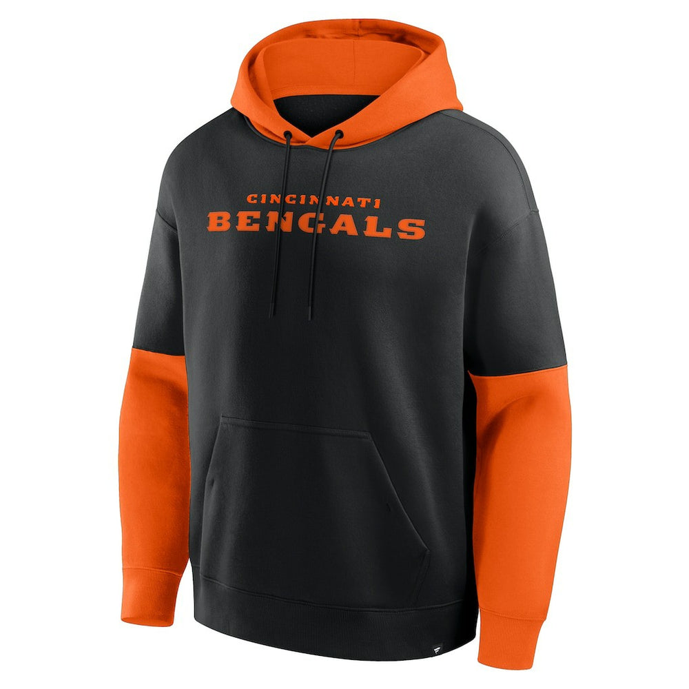 Cincinnati Bengals Helmet Pullover Hoodie - Black Hoodies
