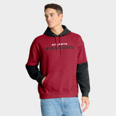 Atlanta Falcons Helmet Pullover Hoodie - Red Hoodies