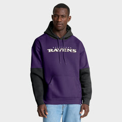 Baltimore Ravens Helmet Pullover Hoodie - Purple Hoodies