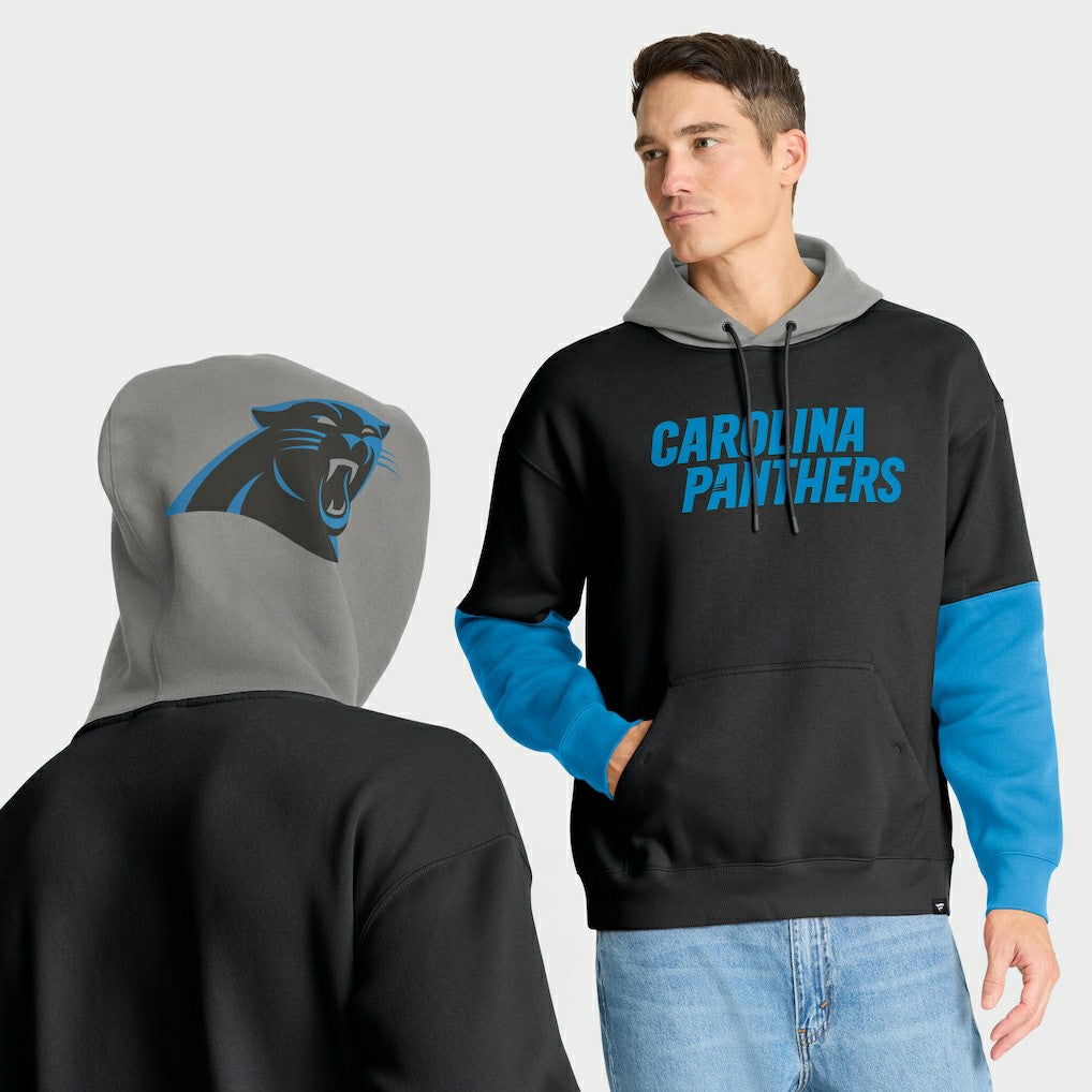 Carolina Panthers Helmet Pullover Hoodie - Black Hoodies
