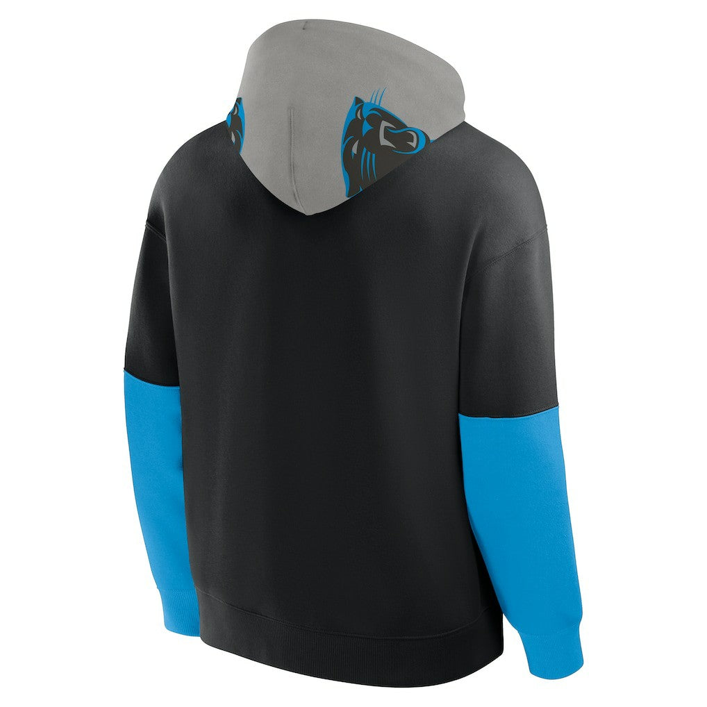Carolina Panthers Helmet Pullover Hoodie - Black Hoodies