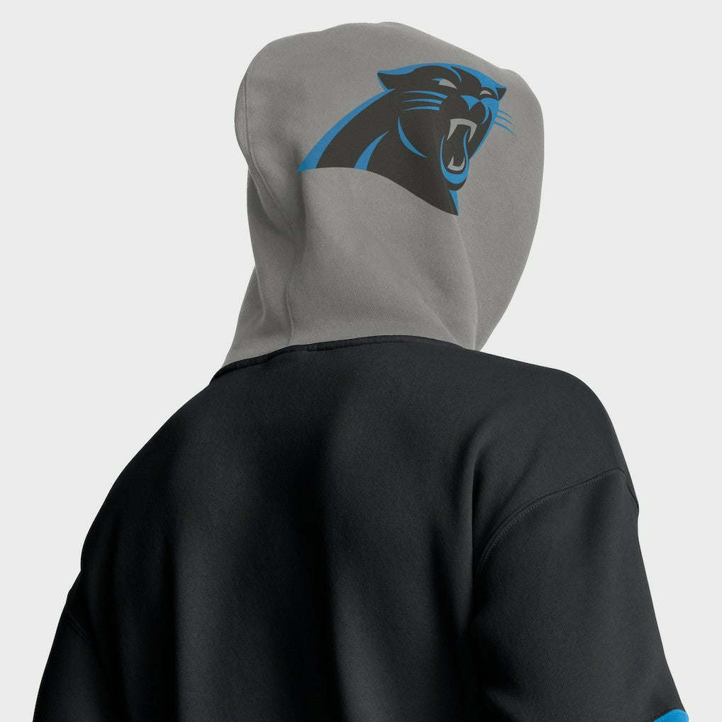 Carolina Panthers Helmet Pullover Hoodie - Black Hoodies