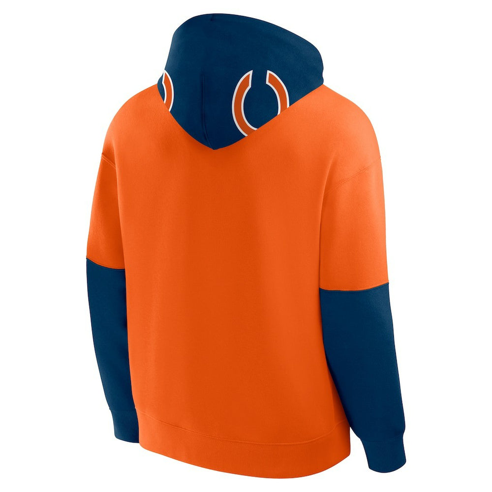 Chicago Bears Helmet Pullover Hoodie - Orange Hoodies