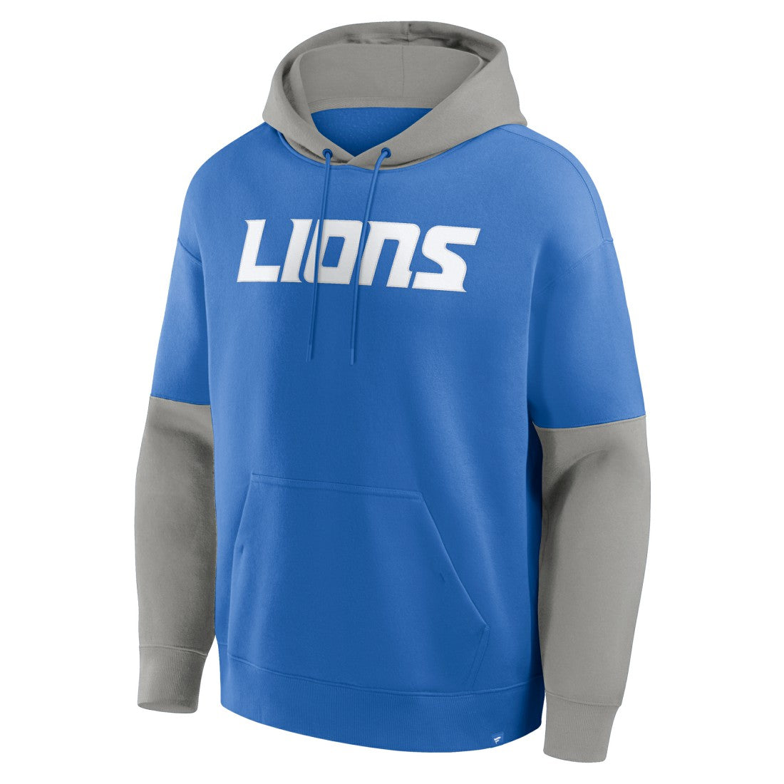 Detroit Lions Helmet Pullover Hoodie - Blue Hoodies