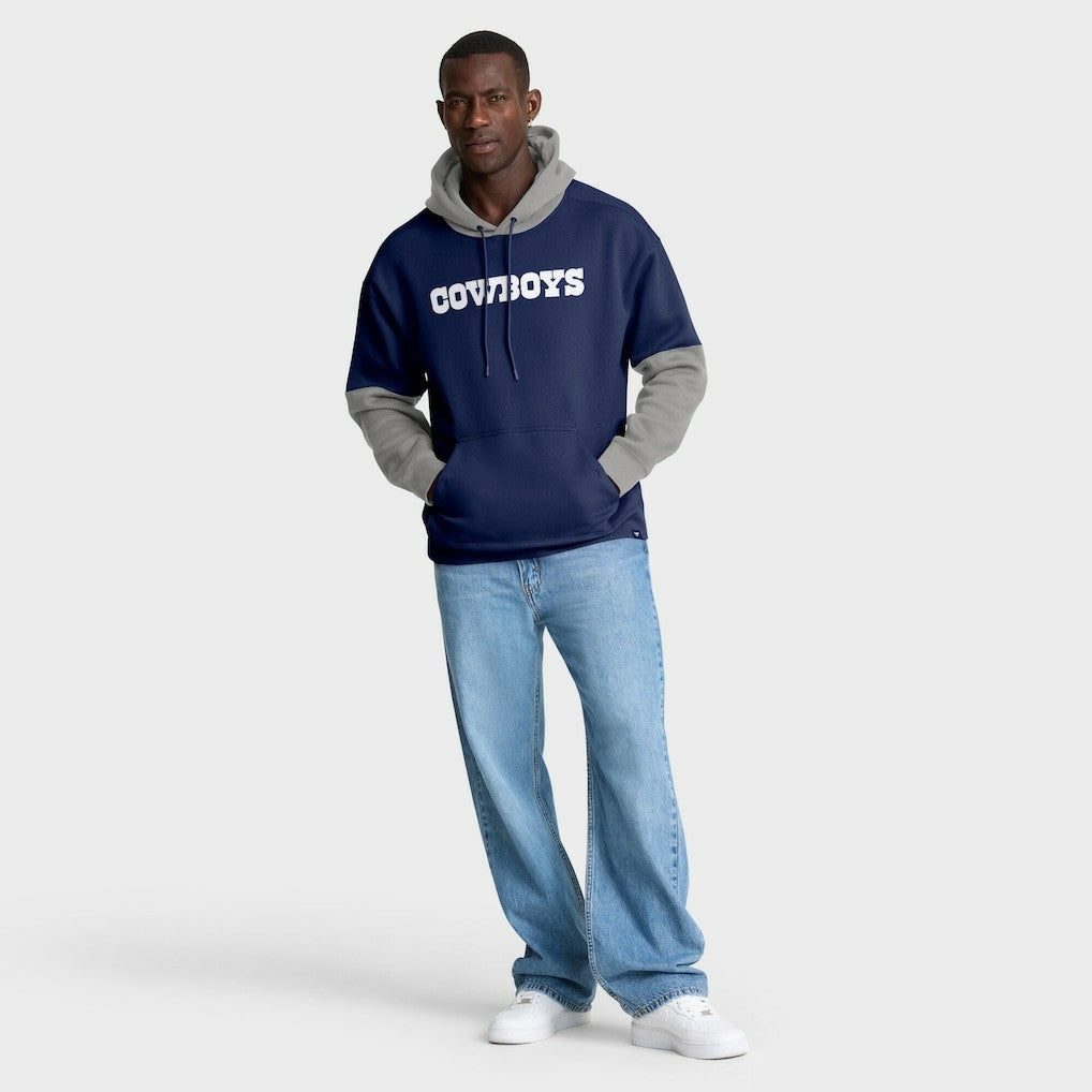 Dallas Cowboys Helmet Pullover Hoodie - Navy Hoodies