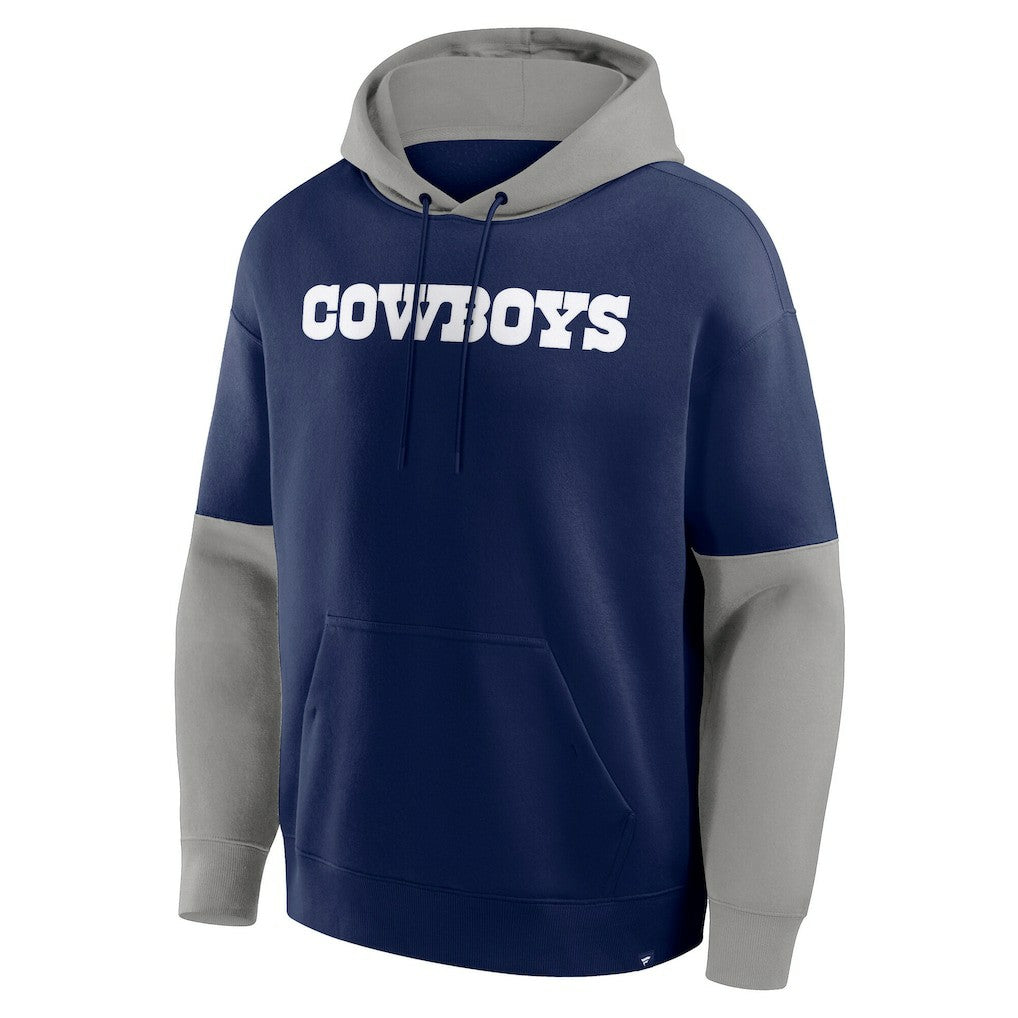 Dallas Cowboys Helmet Pullover Hoodie - Navy Hoodies