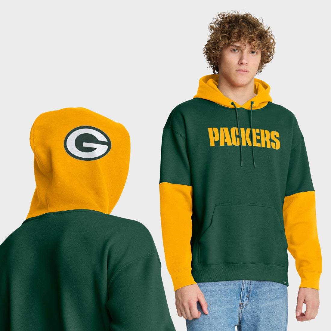 Green Bay Packers Helmet Pullover Hoodie - Green Hoodies