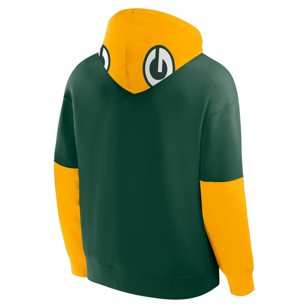 Green Bay Packers Helmet Pullover Hoodie - Green Hoodies