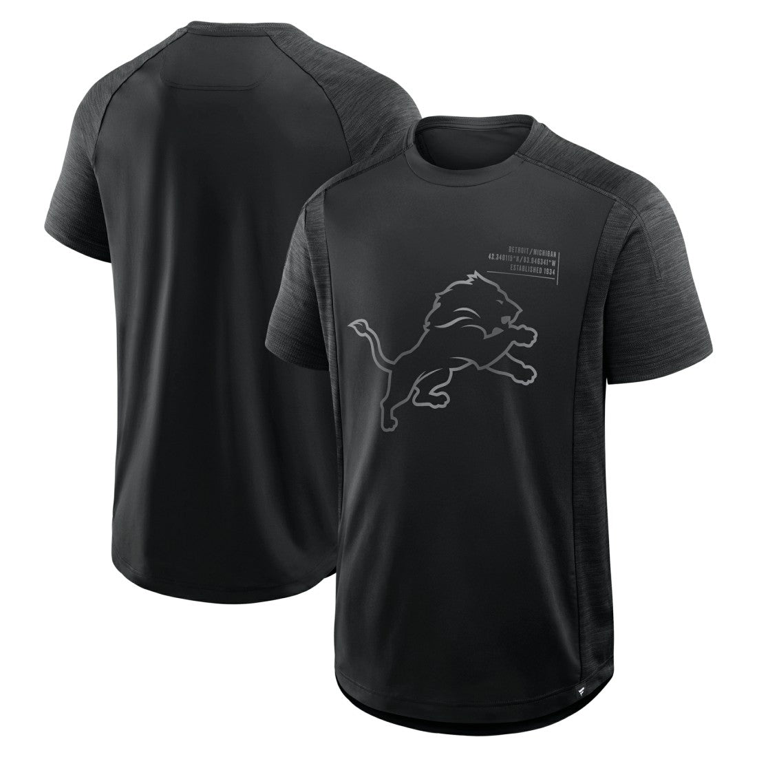 Detroit Lions Deceptive Juke T-Shirt - Black T-shirts