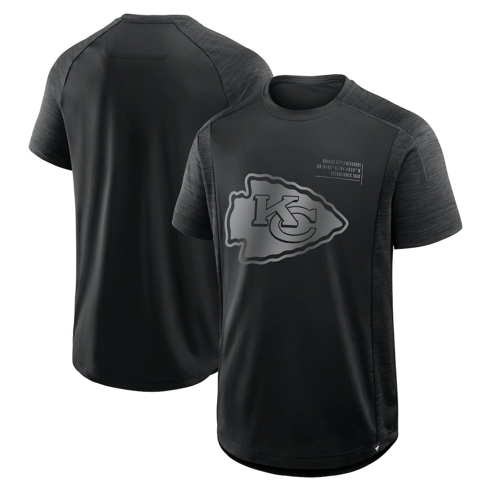 Kansas City Chiefs Deceptive Juke T-Shirt - Black T-shirts