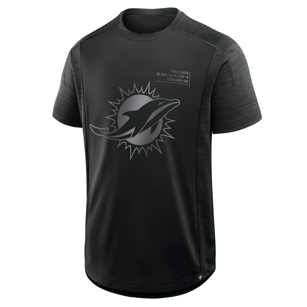 Miami Dolphins Deceptive Juke T-Shirt - Black T-shirts