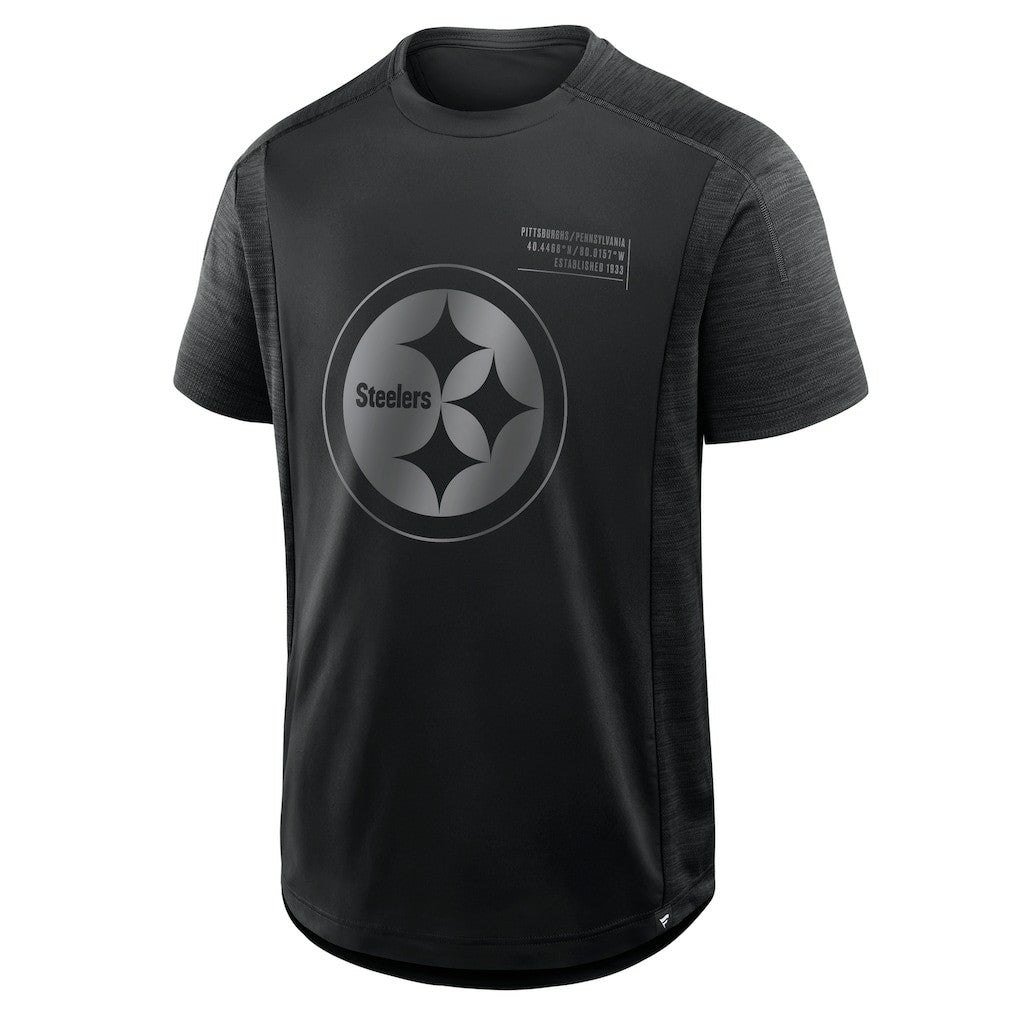 Pittsburgh Steelers Deceptive Juke T-Shirt - Black T-shirts