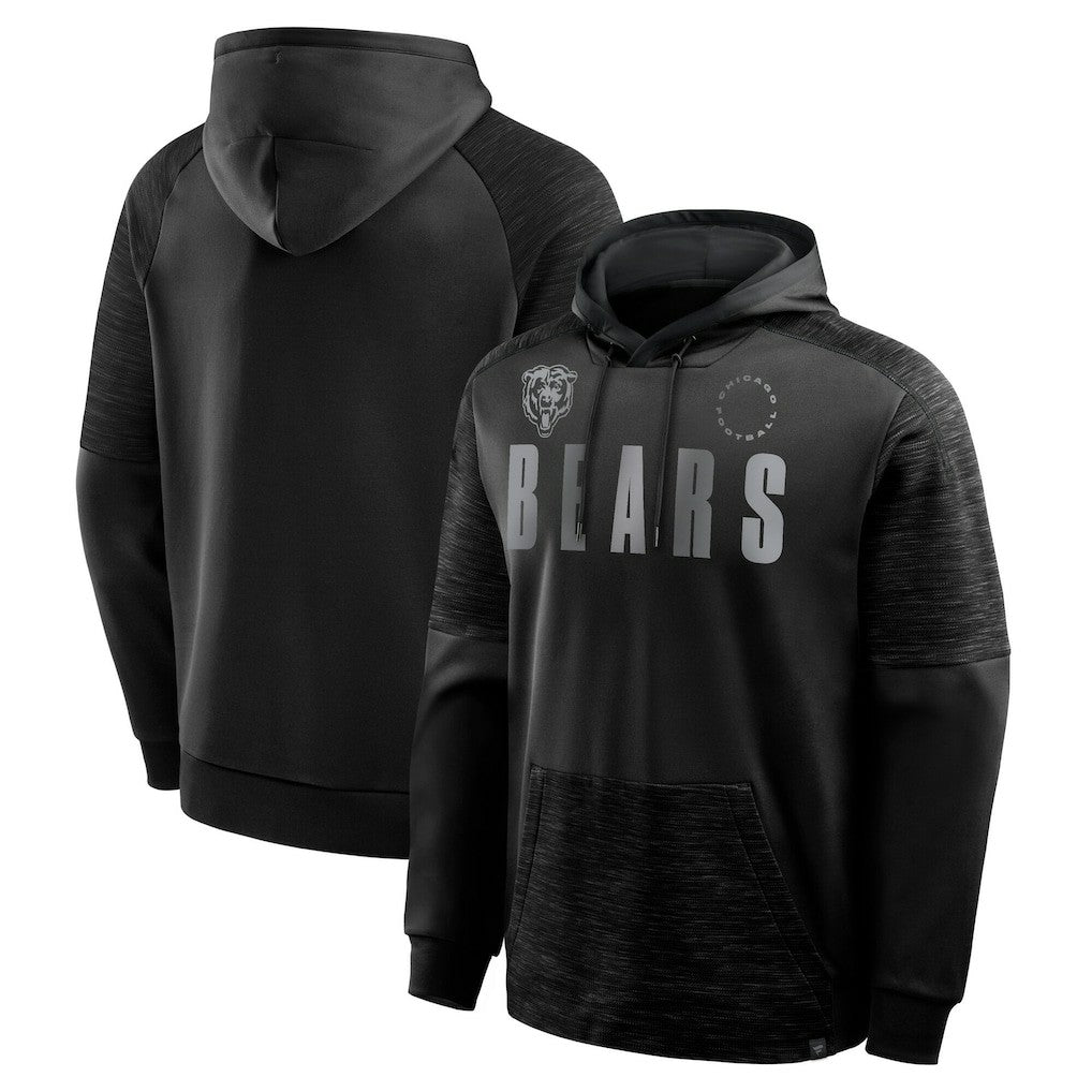 Chicago Bears Chip Shot Pullover Hoodie - Black Hoodies