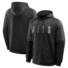 New York Jets Chip Shot Pullover Hoodie - Black Hoodies
