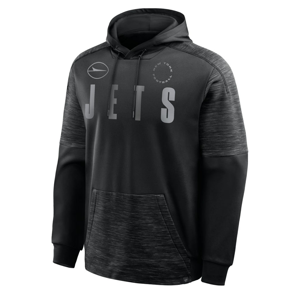 New York Jets Chip Shot Pullover Hoodie - Black Hoodies