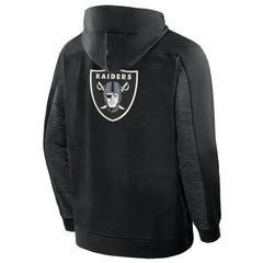 Las Vegas Raiders Checkdown Pass Full-Zip Hoodie - Black Hoodies