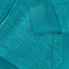 Miami Dolphins Checkdown Pass Full-Zip Hoodie - Aqua Hoodies