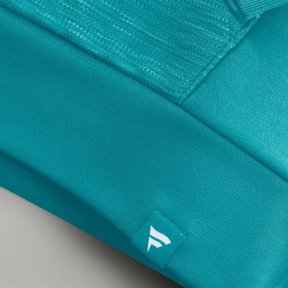 Miami Dolphins Checkdown Pass Full-Zip Hoodie - Aqua Hoodies