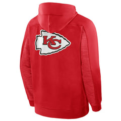 Kansas City Chiefs Checkdown Pass Full-Zip Hoodie - Red Hoodies