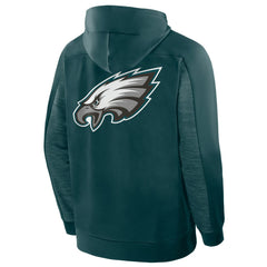 Philadelphia Eagles Checkdown Pass Full-Zip Hoodie - Midnight Green Hoodies