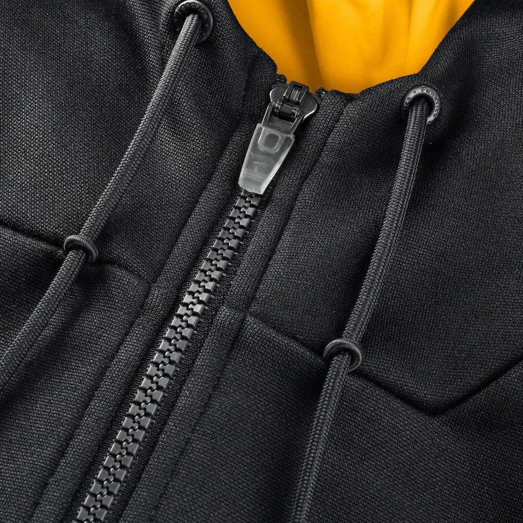 Pittsburgh Steelers Checkdown Pass Full-Zip Hoodie - Black Hoodies