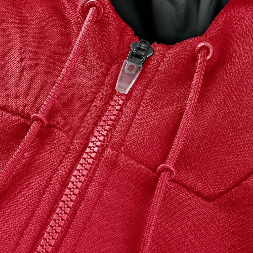 San Francisco 49ers Checkdown Pass Full-Zip Hoodie - Scarlet Hoodies